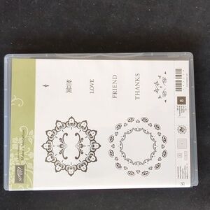 Make a Medallion Stampin Up Clear stamp set
